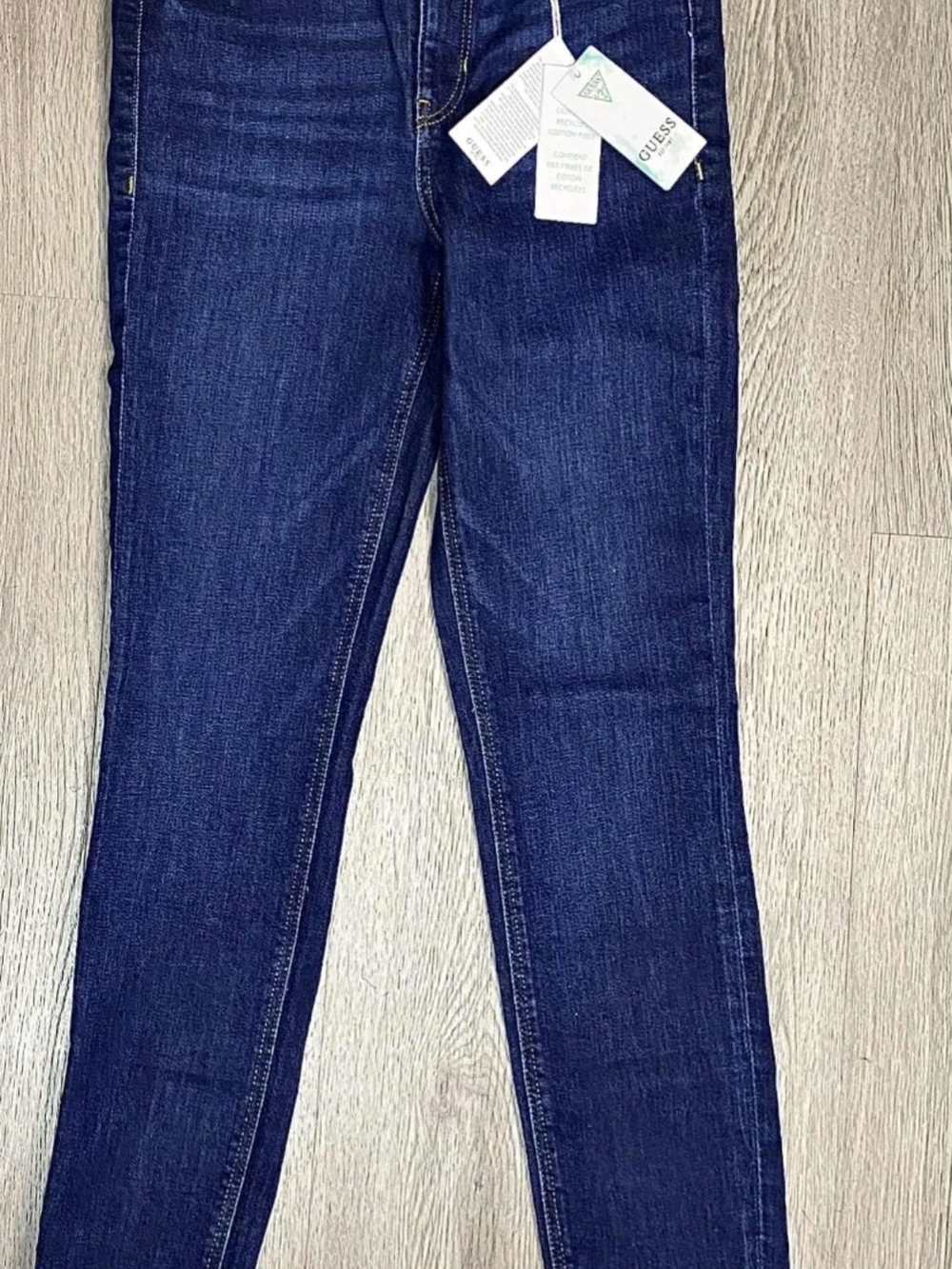 GUESS Women's Dark Indigo Skinny Jeans - Picture 7 of 10